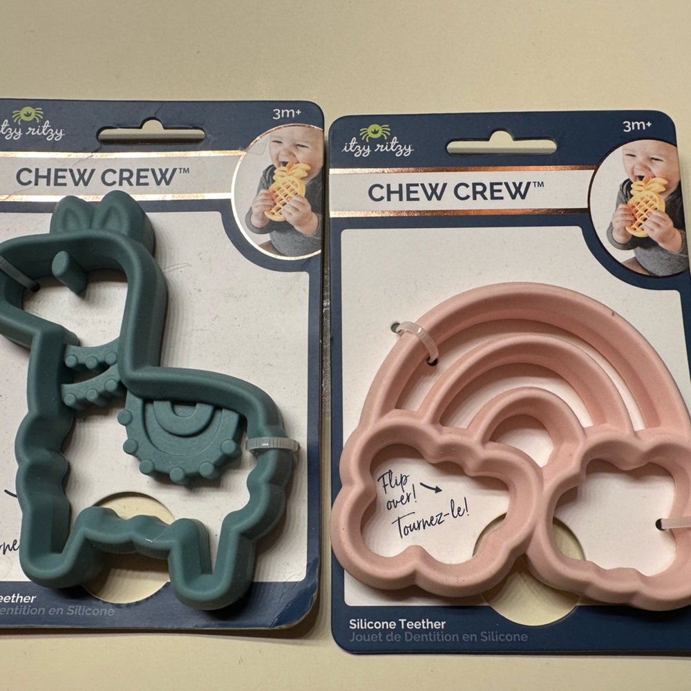 Brand new with tags baby teethers